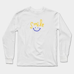 smiley face emoji Long Sleeve T-Shirt
